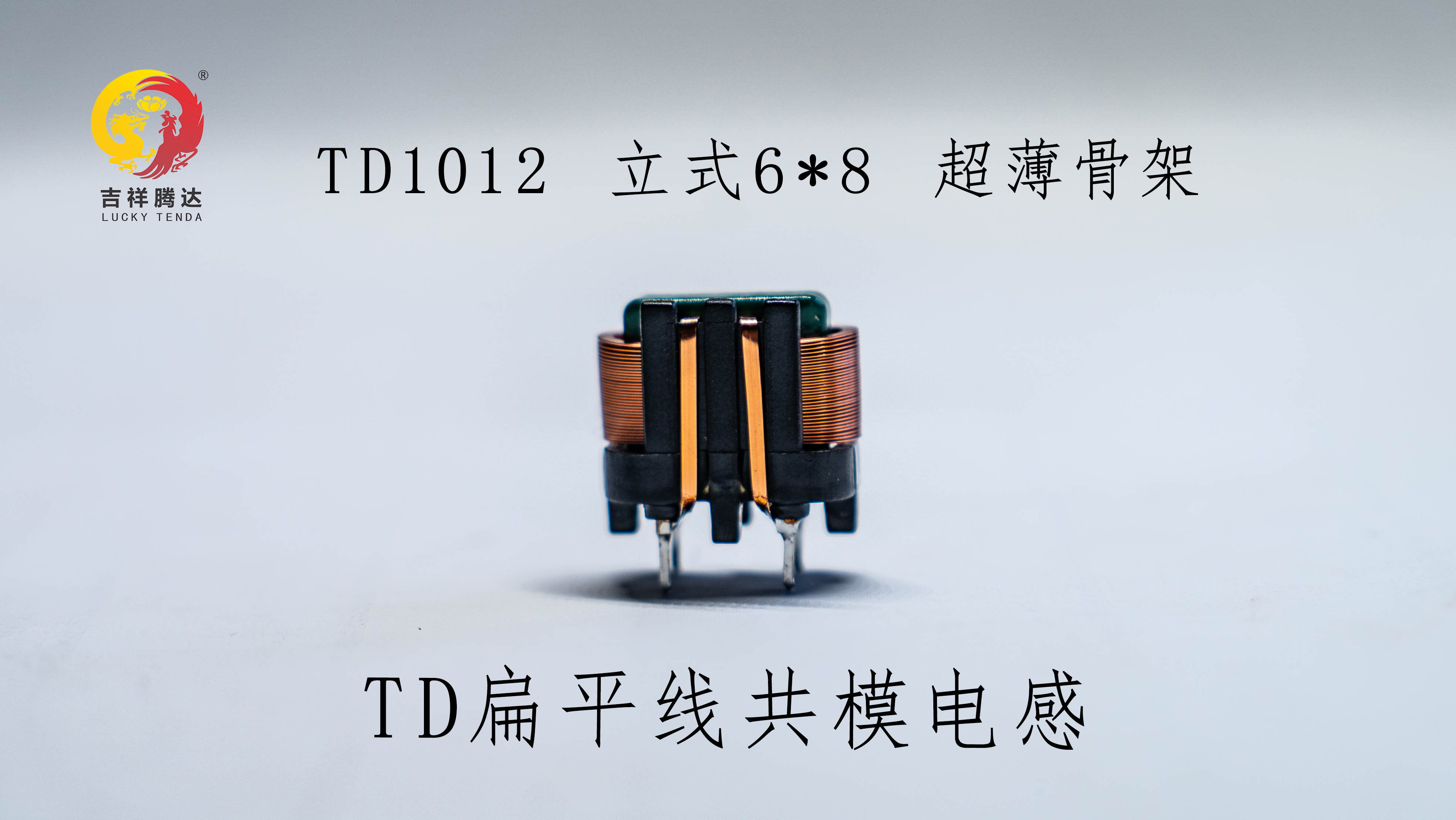 TD1012立式超薄骨架 TD扁平线共模电感